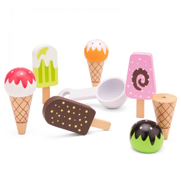 Ξύλινο Παιχνίδι Ρόλων (60x30x90) New Classic Toys Bon Appetit Ice Cream