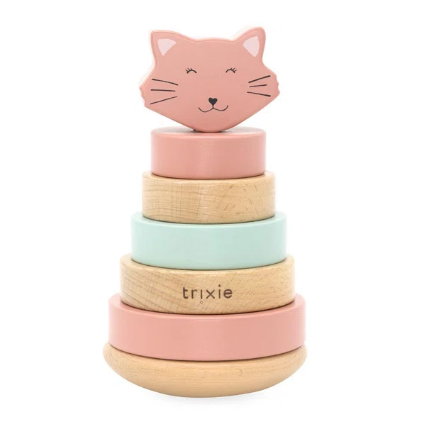 Ξύλινη Πυραμίδα Στοίβαξης (Φ10x18) Trixie Mrs.Cat