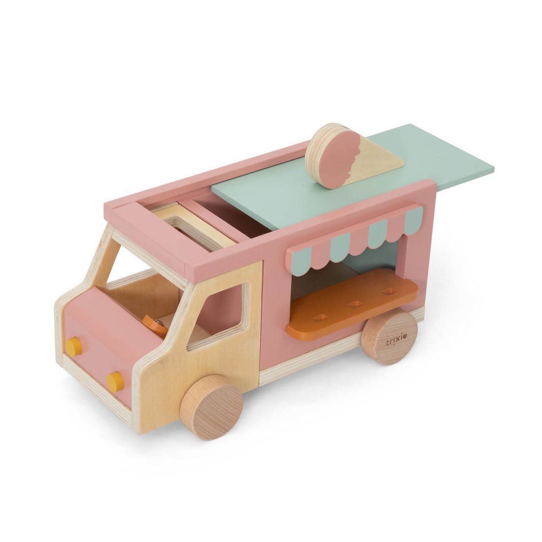 Ξύλινο Παιχνίδι (25X13 5X15 5) Trixie Ice Cream Truck Παιχνίδια Ξύλινα Spitishop