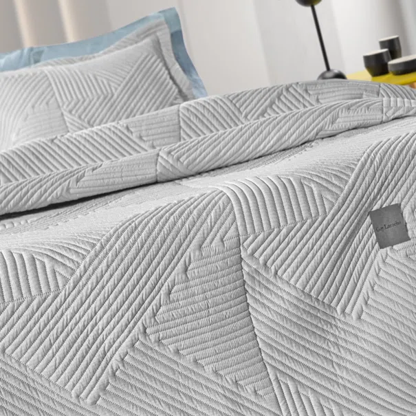 Κουβερλί King Size (250x240) + Διακοσμητική Μαξιλαροθήκη Guy Laroche Ziana Smoke