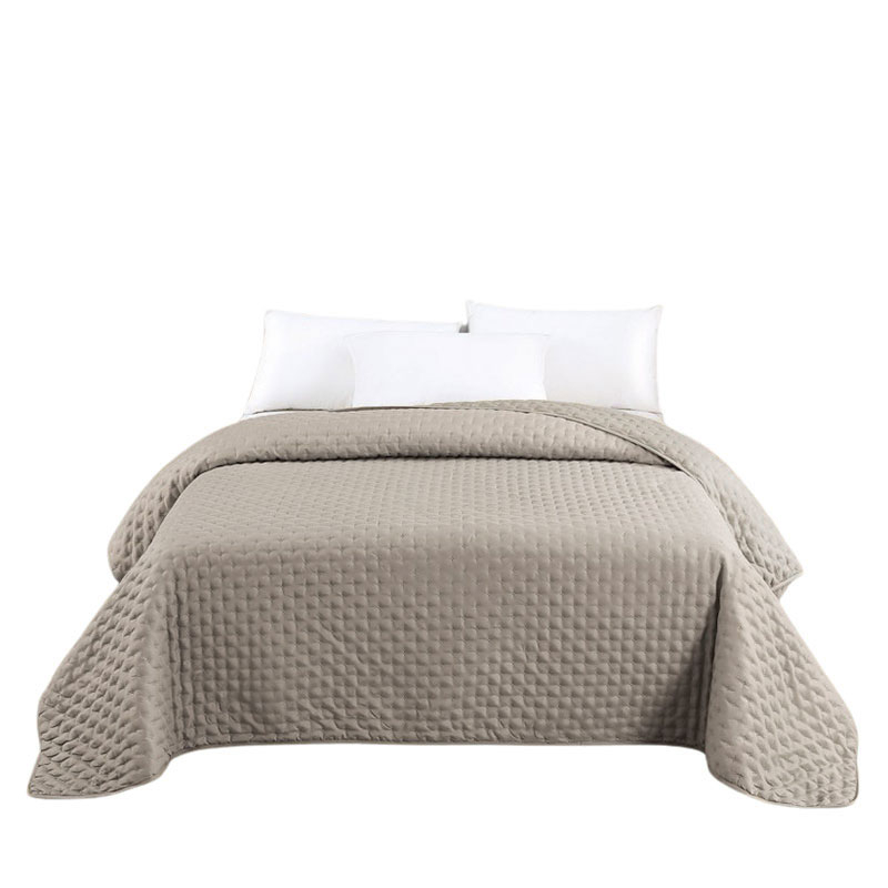 Κουβερλί 2 Όψεων (240x260) Hotel Beige/Ecru 100gsm 100% Microfiber