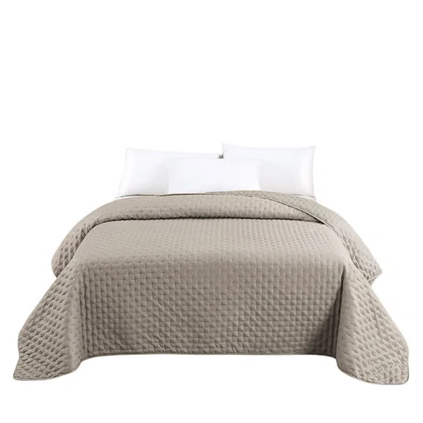 Κουβερλί 2 Όψεων (240x260) Hotel Beige/Ecru 100gsm 100% Microfiber
