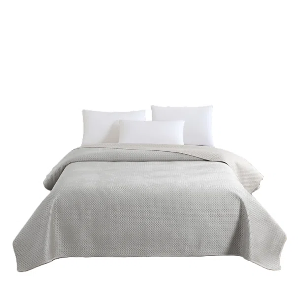 Κουβερλί 2 Όψεων (240x260) Hotel Grey 100gsm 100% Polyester