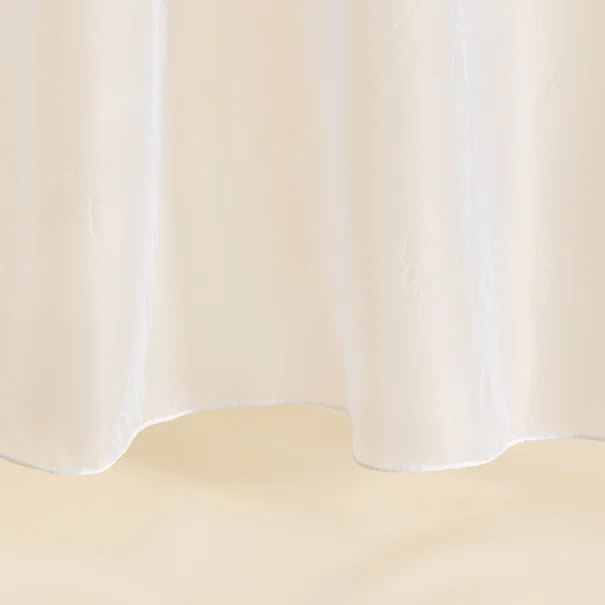 Κουρτίνα Τσαλακωτή (140x270) Με Τρέσα Premier Valeria White