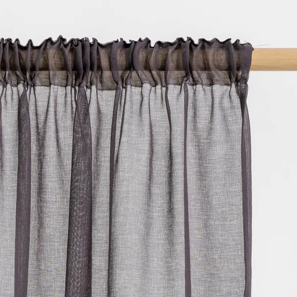 Κουρτίνα (140x270) Με Τρέσα Easy Home Timpani D.Grey