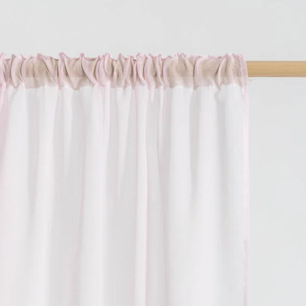 Κουρτίνα (140x270) Με Τρέσα Easy Home Timpani Pink