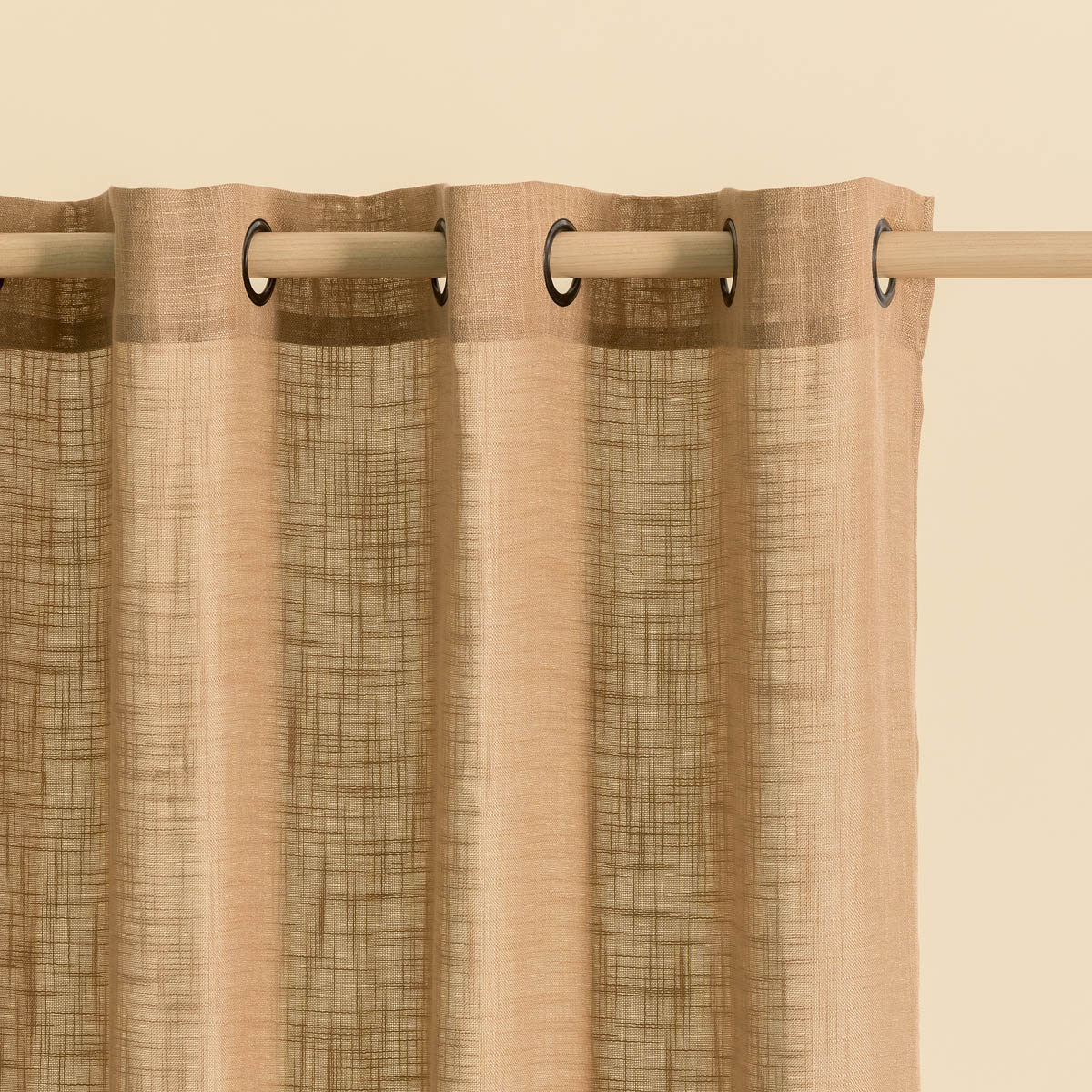 Κουρτίνα (140x260) Με Τρουκς Premier Marilu D.Beige