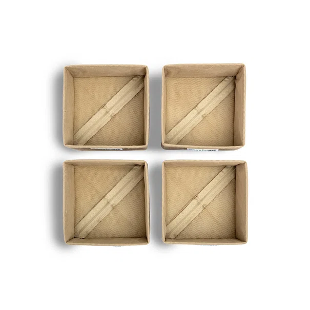 Κουτιά Αποθήκευσης (Σετ 4τμχ) Easy Home Non Woven