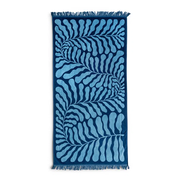 Πετσέτα Θαλάσσης (80x160) Easy Home Velour Blue