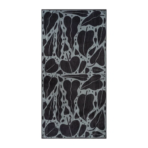 Πετσέτα Θαλάσσης (80x160) Easy Home Velour Jungle Grey
