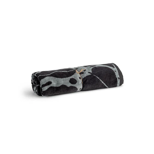 Πετσέτα Θαλάσσης (80x160) Easy Home Velour Jungle Grey