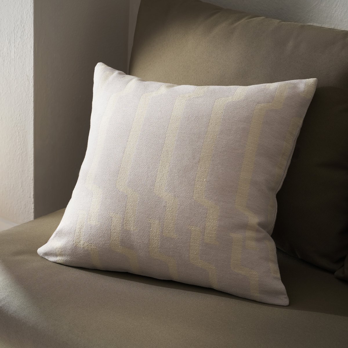 Διακοσμητική Μαξιλαροθήκη (50x50) Gofis Home Clover Silver Grey 558/19