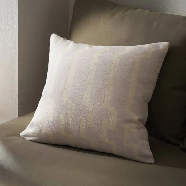 Διακοσμητική Μαξιλαροθήκη (50x50) Gofis Home Clover Silver Grey 558/19