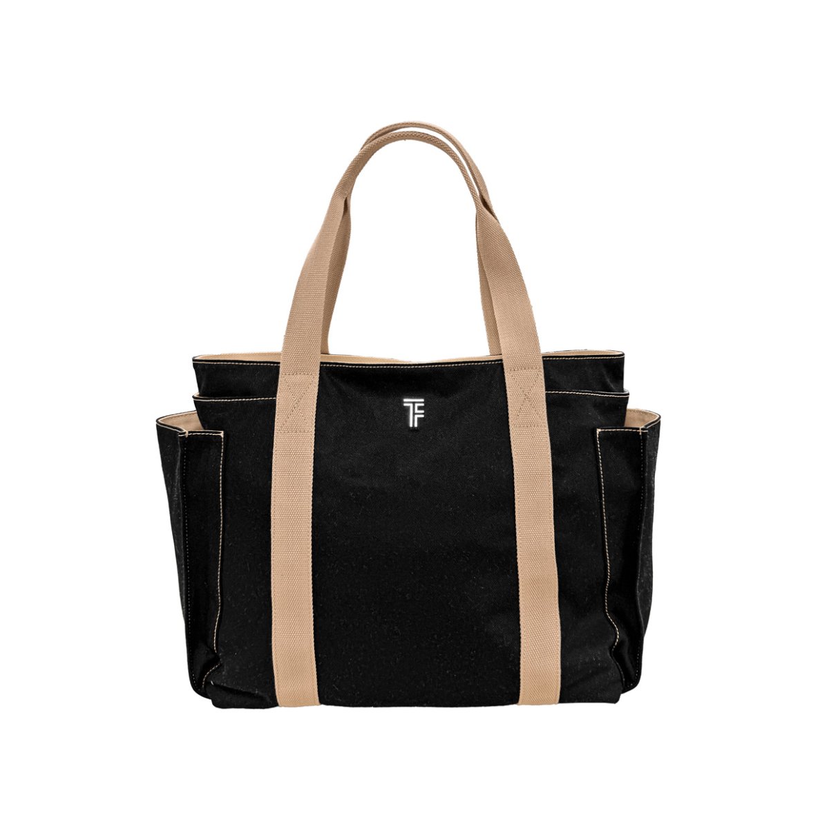 Τσάντα Θαλάσσης (47x20x36) Feel & Touch Cabo Black/Natural