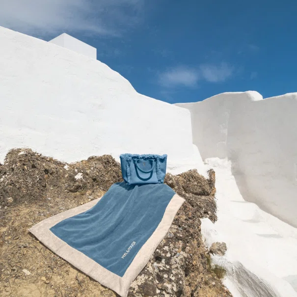 Πετσέτα Θαλάσσης (80x170) Feel & Touch Caribbean Denim