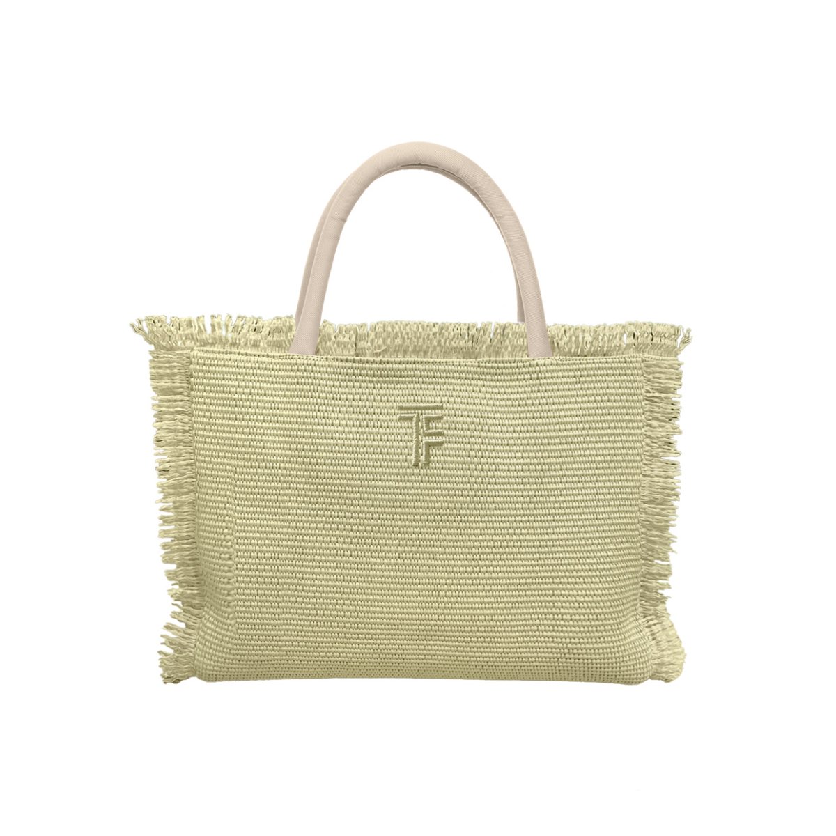 Τσάντα Θαλάσσης (36x14x29) Feel & Touch Tropical Dusty Yellow
