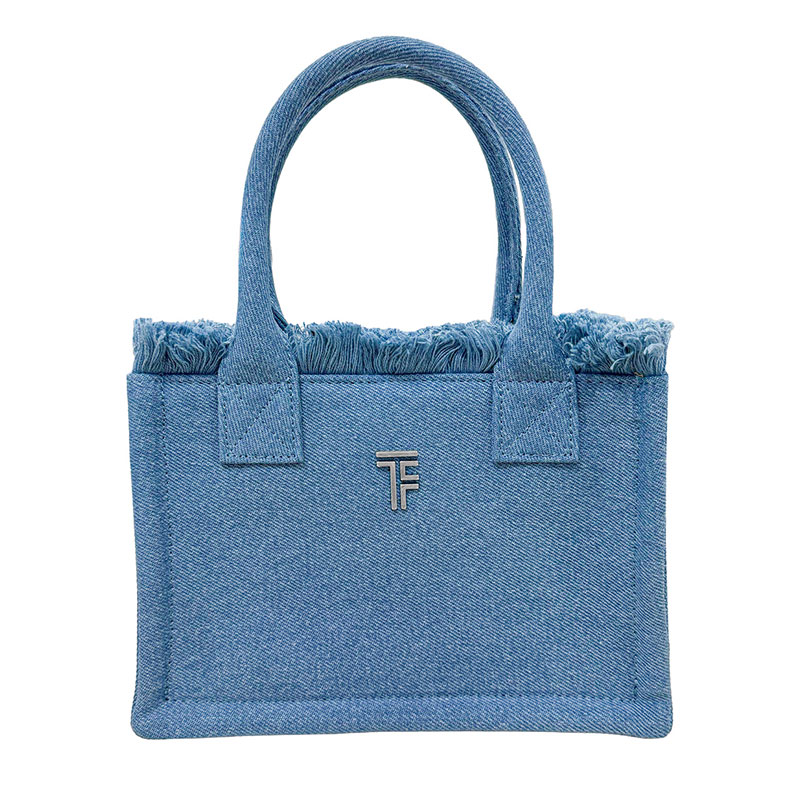Τσάντα (20x9x14) Feel & Touch Caribbean Denim Mini