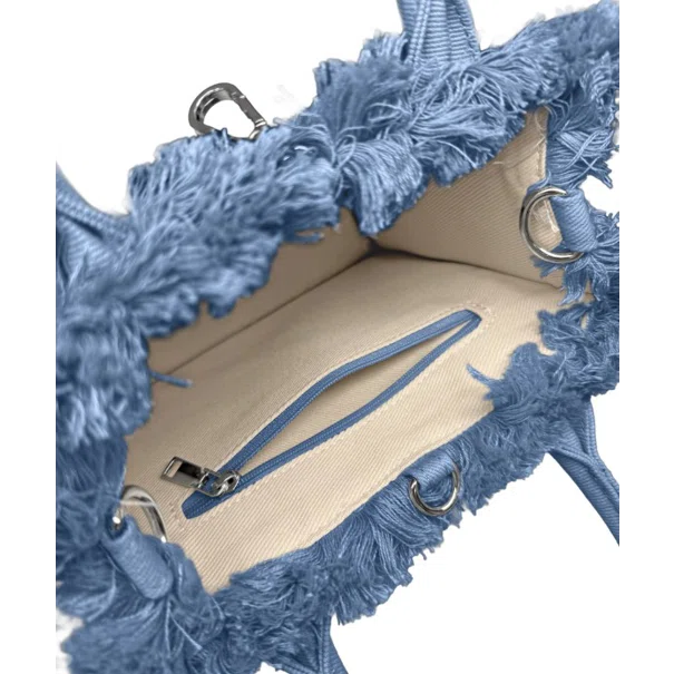 Τσάντα (20x9x14) Feel & Touch Caribbean Denim Mini