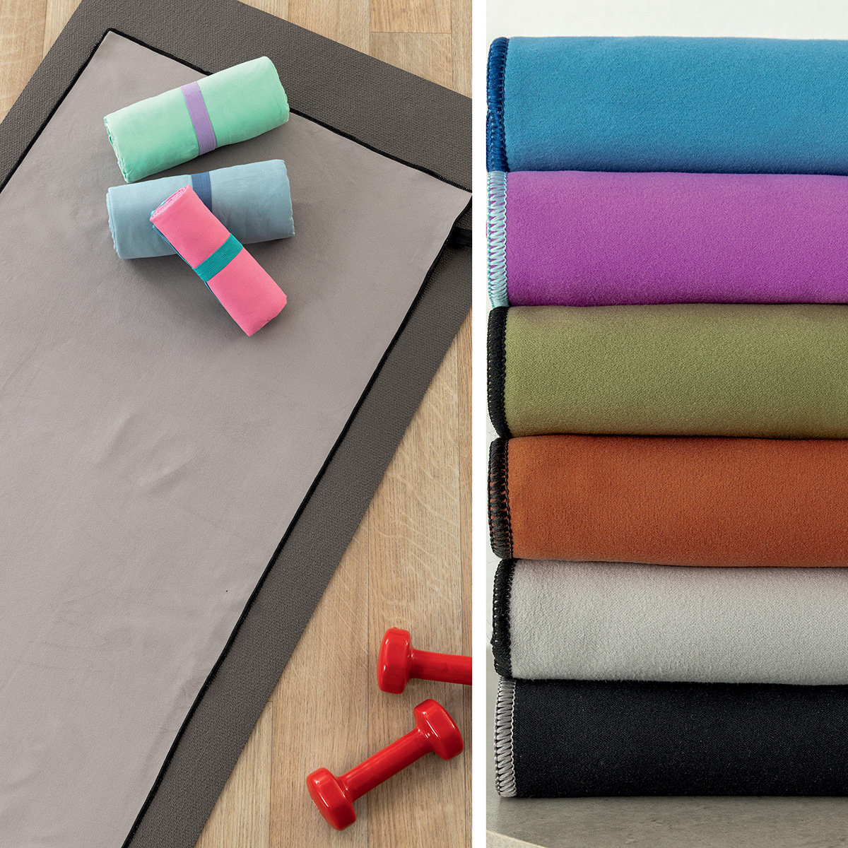 Πετσέτα Microfiber (75x140) Palamaiki Gym Active 4 200gsm Brick