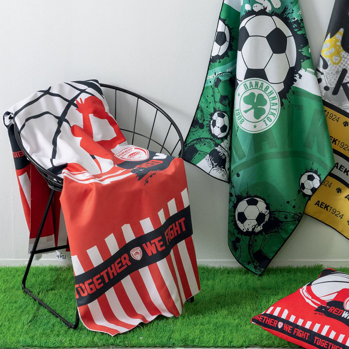 Παιδική Πετσέτα Θαλάσσης Microfiber 2 Όψεων (90X160) Palamaiki Nmolympiacos Πετσέτες Παιδικές Spitishop