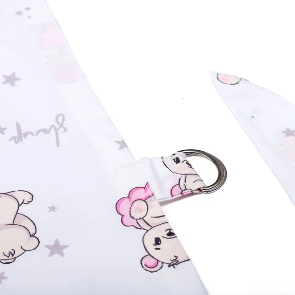 Κάλυμμα Θηλασμού Dimcol Bear's Nest 04 White - Pink