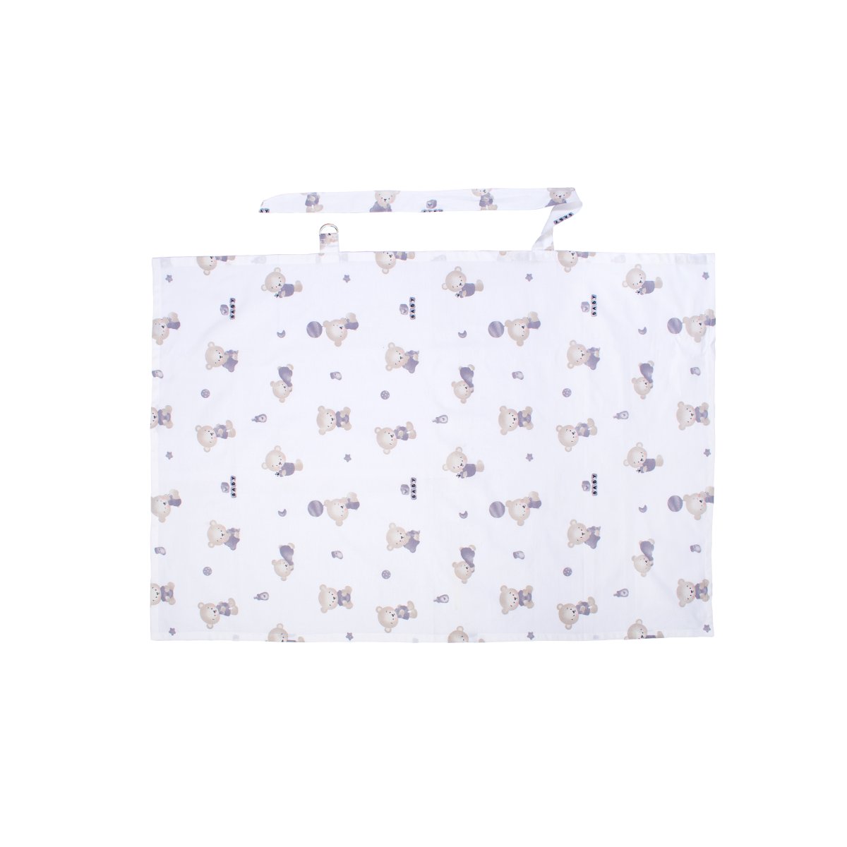 Κάλυμμα Θηλασμού Dimcol Bear's Nest 05 White - Grey