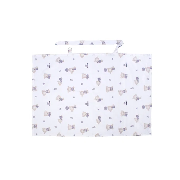 Κάλυμμα Θηλασμού Dimcol Bear's Nest 05 White - Grey