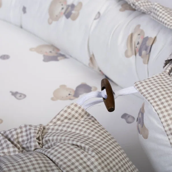 Φωλιά Ύπνου Dimcol Bear's Nest 05 White - Grey