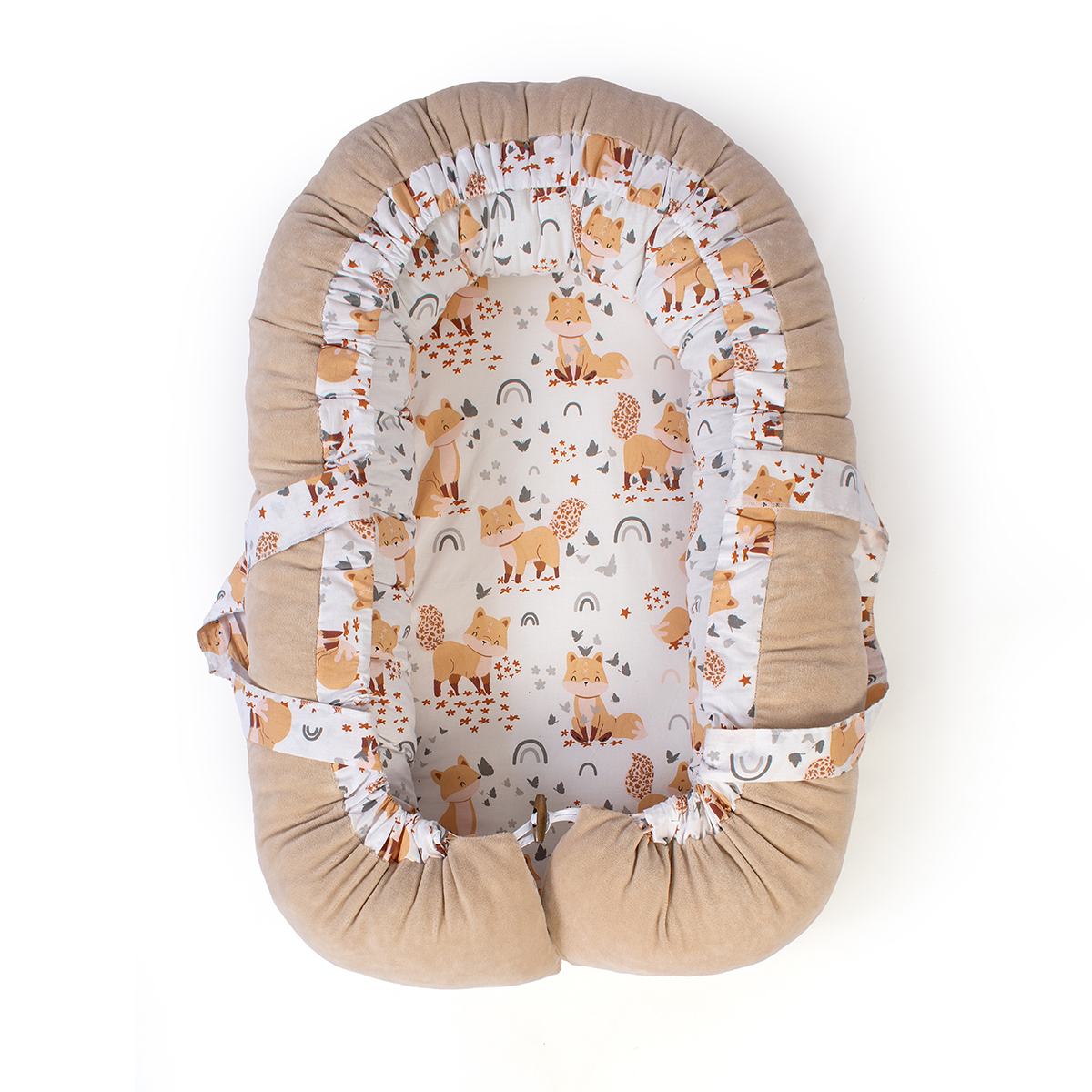 Φωλιά Ύπνου Dimcol Cute Fox 02 White - Beige