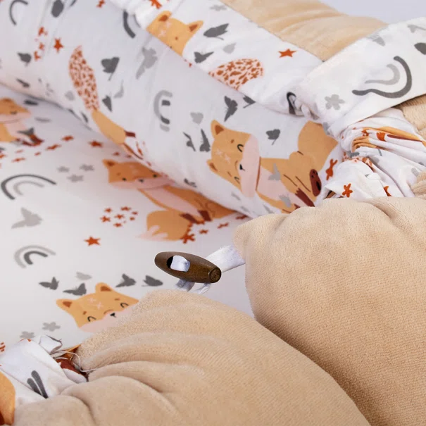 Φωλιά Ύπνου Dimcol Cute Fox 02 White - Beige