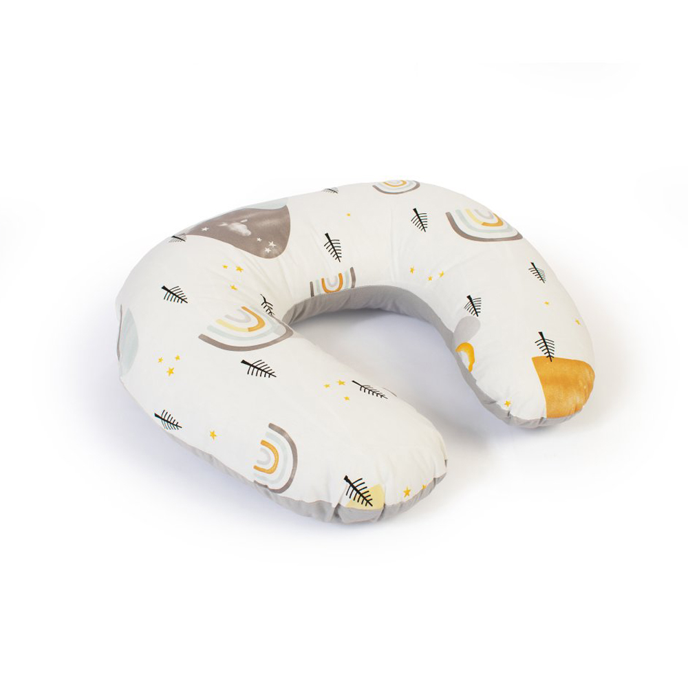 Μαξιλάρι Θηλασμού Dimcol Rainbow 01 White - Grey