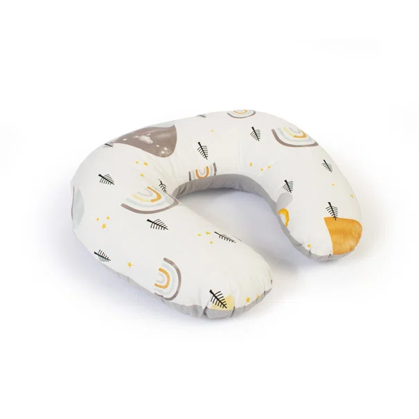 Μαξιλάρι Θηλασμού Dimcol Rainbow 01 White - Grey