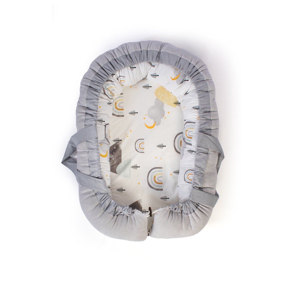 Φωλιά Ύπνου Dimcol Rainbow 01 White - Grey