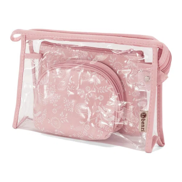 Νεσεσέρ Καλλυντικών (Σετ 3τμχ) Benzi 5624 Pink