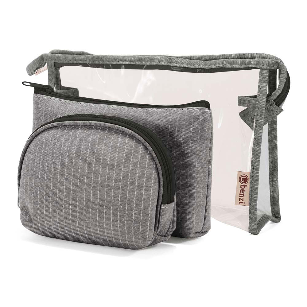 Νεσεσέρ Καλλυντικών (Σετ 3τμχ) Benzi 5625 Grey