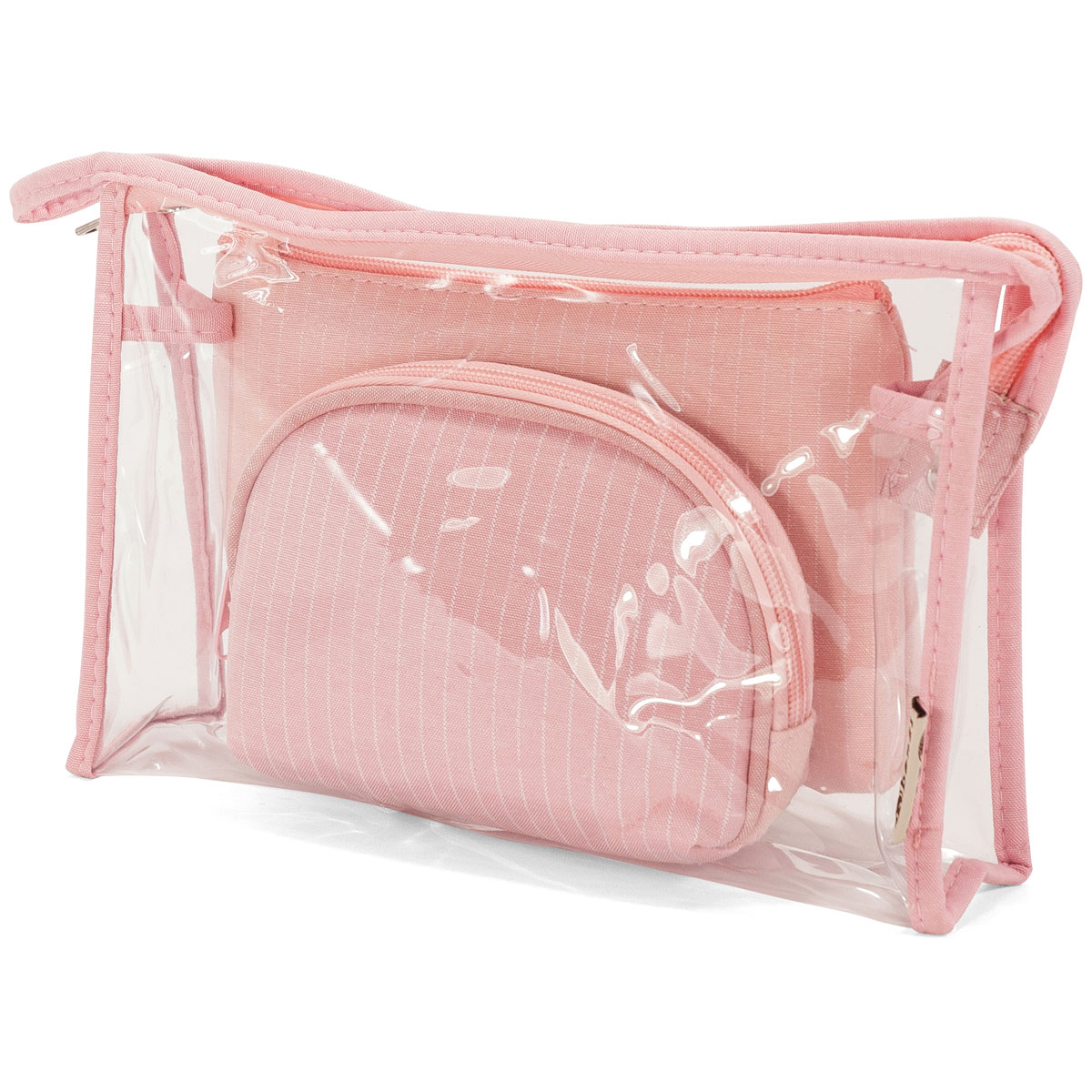 Νεσεσέρ Καλλυντικών (Σετ 3Τμχ) Benzi 5625 Pink Οργάνωση & Αποθήκευση Είδη Ταξιδίου Spitishop