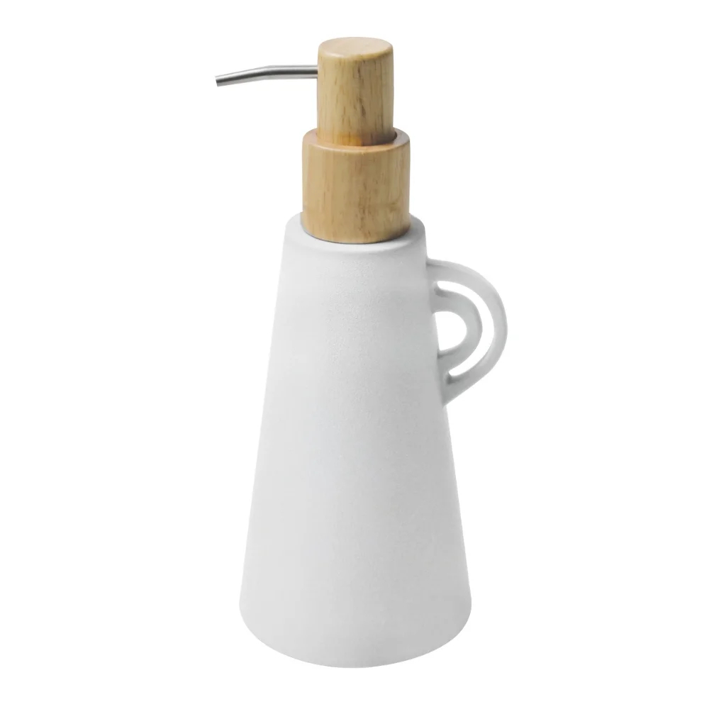 Dispenser Μπάνιου (Φ7.3x18) Spirella Organic White 03417.002