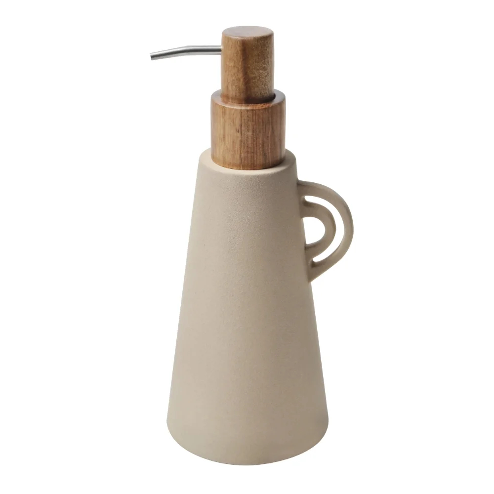 Dispenser Μπάνιου (Φ7.3x18) Spirella Organic Beige 03417.001