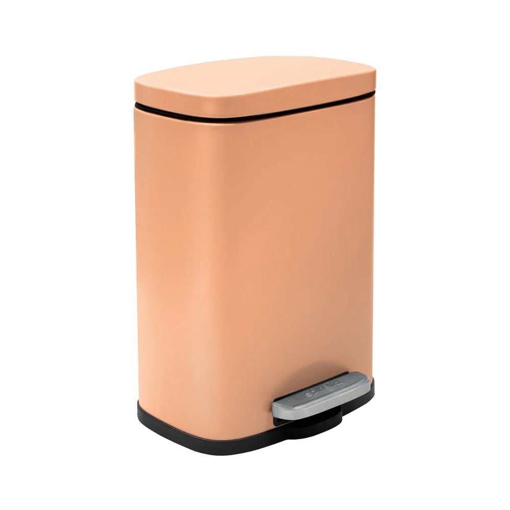 Κάδος Απορριμμάτων Μπάνιου (21.4x16.4x30) Spirella 5lt Akira Peach 05398.004