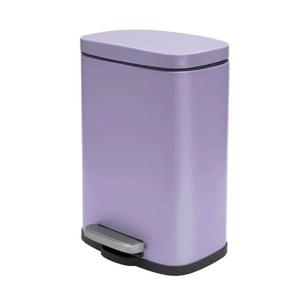 Κάδος Απορριμμάτων Μπάνιου (21.4x16.4x30) Spirella 5lt Akira Lavender 05392.016