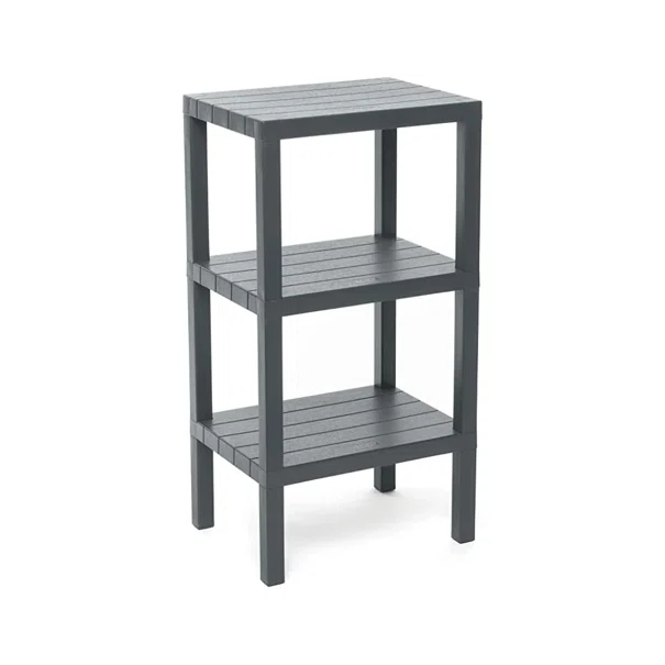 Ραφιέρα Δαπέδου Μπάνιου 3 Θέσεων (38x29x73.5) Tatay Lombok Grey 06746.003