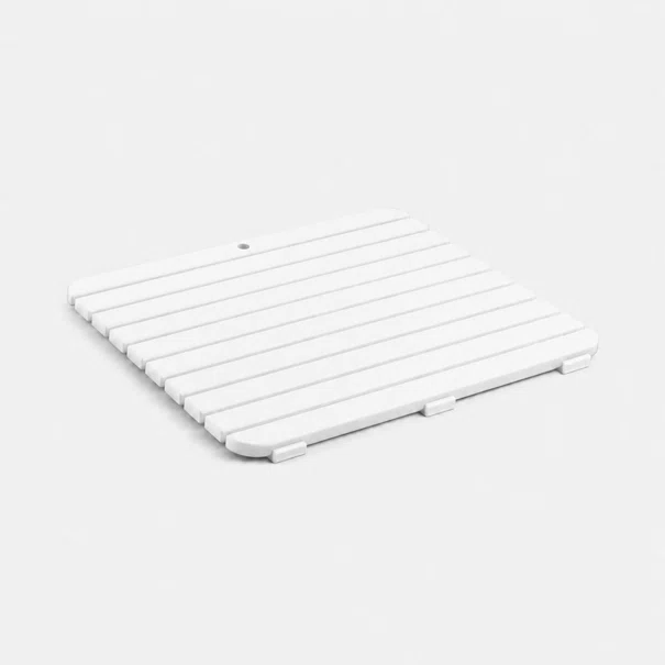 Πλαστική Πλατφόρμα Μπάνιου/Duckboard (55x55) Tatay White 06713.001