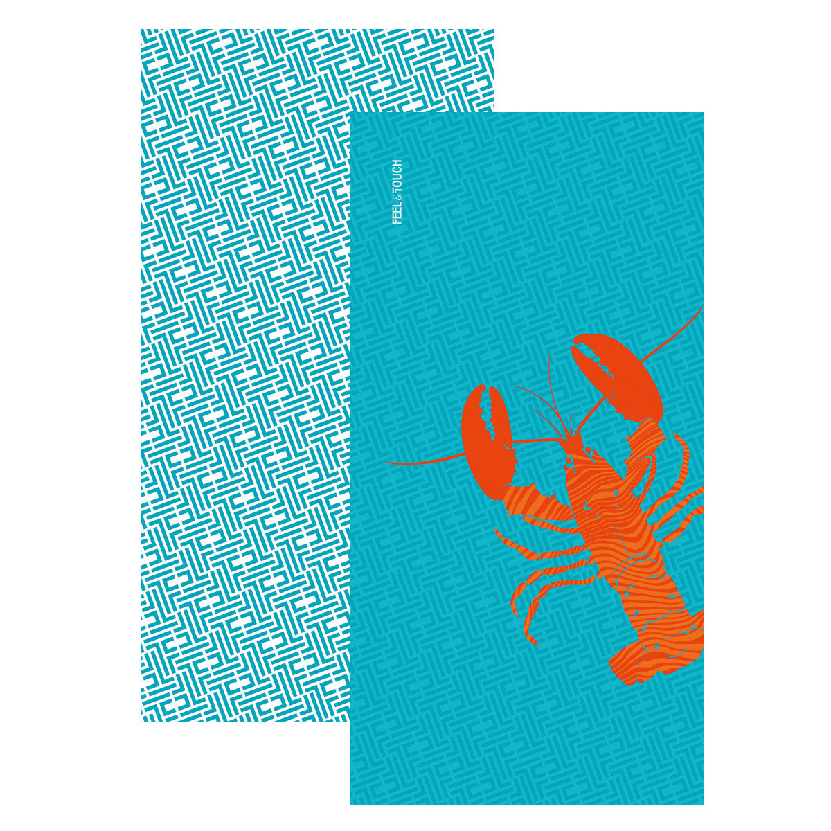 Πετσέτα Θαλάσσης 2 Όψεων (80x160) Feel & Touch Printed 01