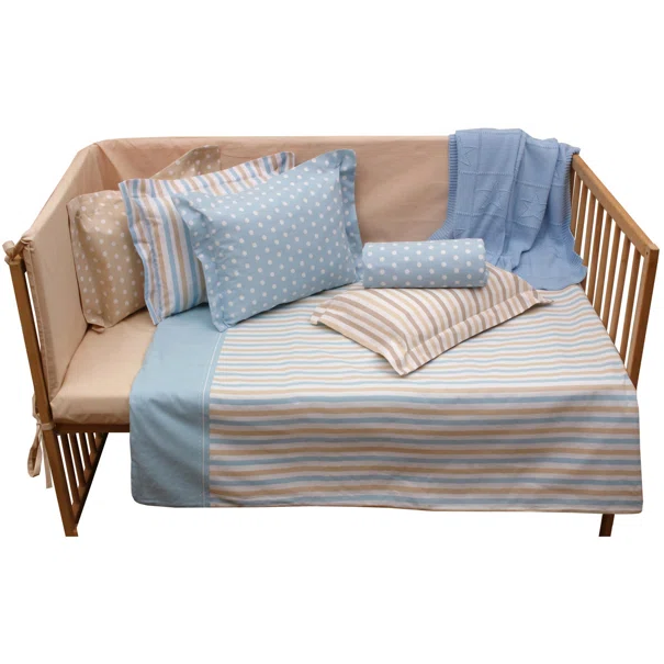 Σεντόνι Λίκνου Επίπεδο (80x100) Anna Riska Baby Mix & Match