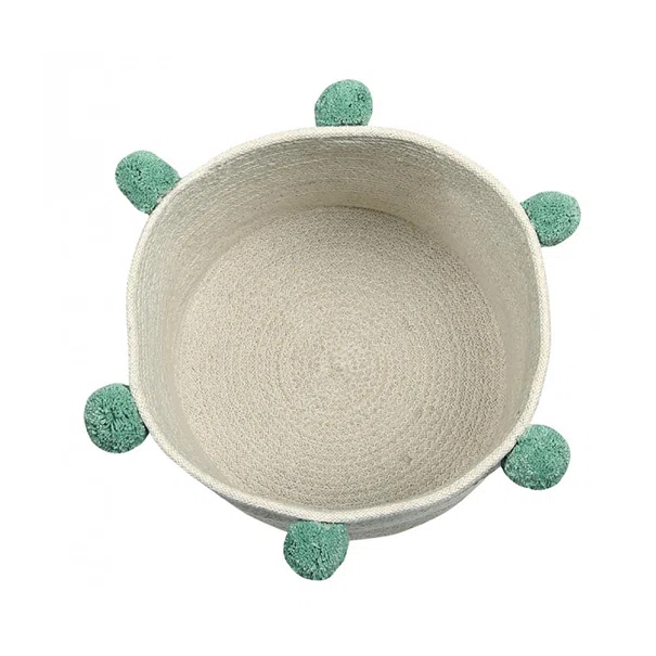 Καλάθι Αποθήκευσης (Φ30x30) Lorena Canals Bubbly Nat/Green