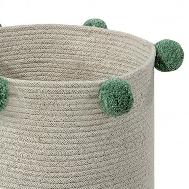 Καλάθι Αποθήκευσης (Φ30x30) Lorena Canals Bubbly Nat/Green