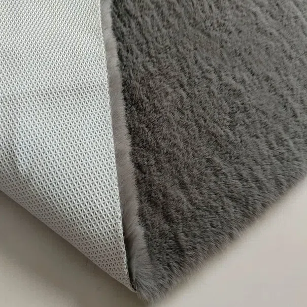 Γούνινο Χαλί Διαδρόμου (80x200) New Plan Puffy FC7A Dark Grey
