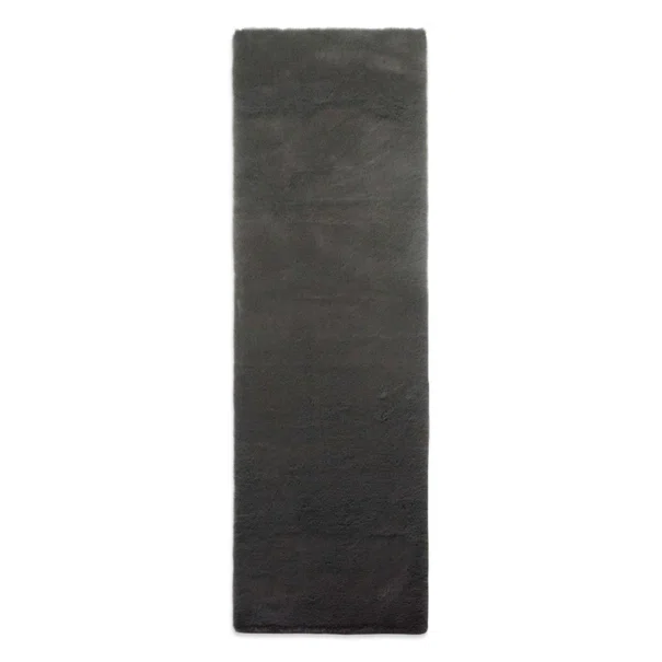 Γούνινο Χαλί Διαδρόμου (80x150) New Plan Puffy FC7A Dark Grey