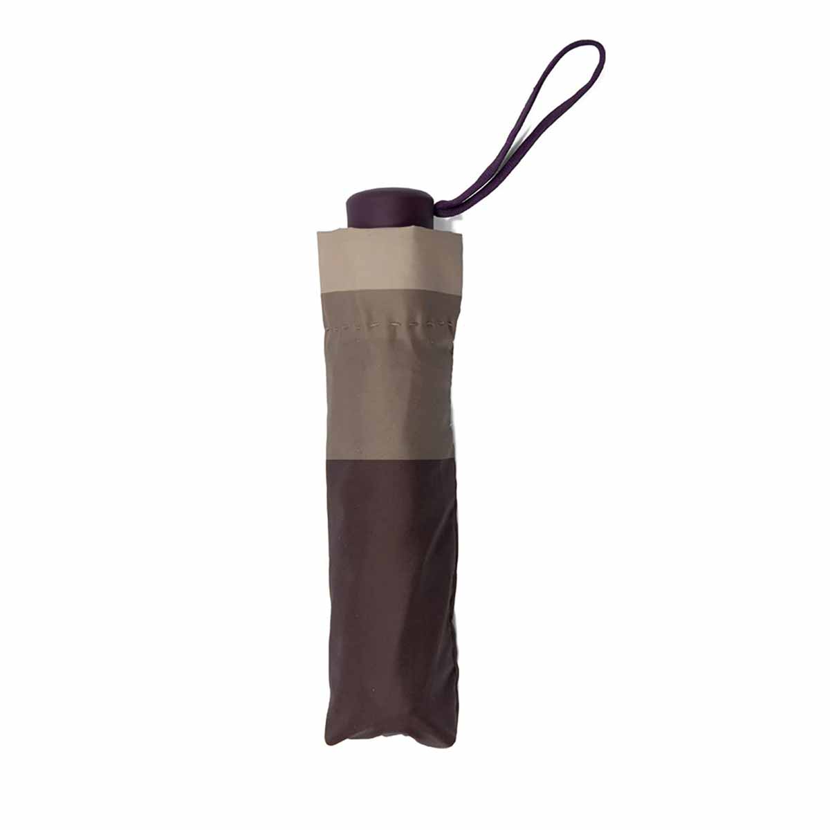Ομπρέλα Βροχής Σπαστή Χειροκίνητη Benzi Pa056 Brown Διακόσμηση Ομπρελοθήκες Spitishop