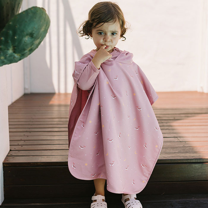 Παιδικό Πόντσο Monneka Pink Whale Παιδικά Spitishop